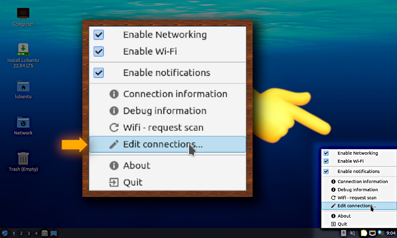 Edit Connection